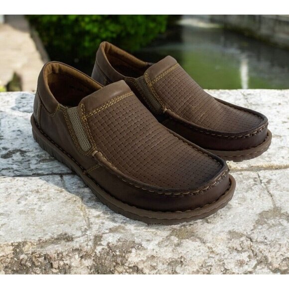Born Gudmund Loafers Shoes Mens Size 8 Brown Leather Casual Slip On main image 11